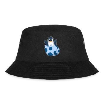 Penguin Egg - Bucket Hat - black - Front - Lela (165cm)
