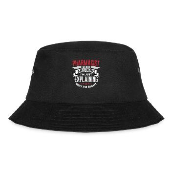 Pharmacist - Bucket Hat - black - Front - Lela (165cm)