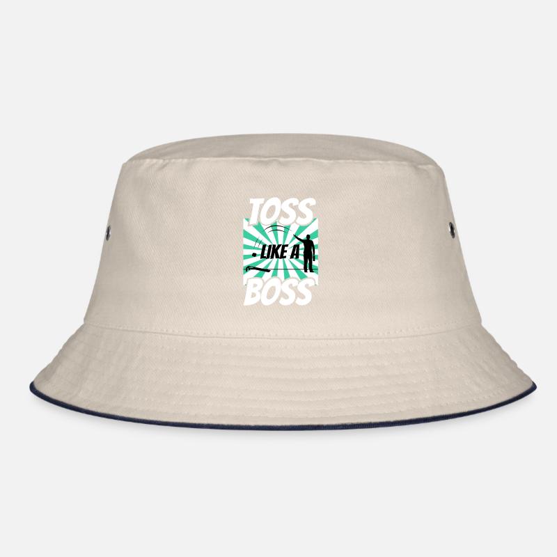 Toss like a cornhole Bucket Hat