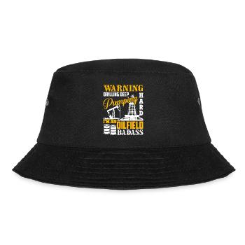 I'm An Oilfield Badass - Bucket Hat - black - Front - Lela (165cm)
