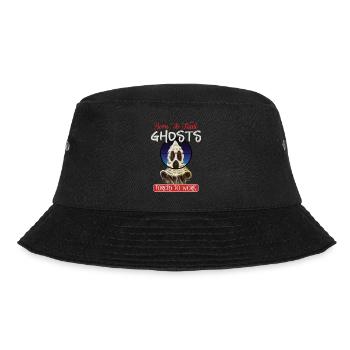 Paranormal Forschungshalloween Ghost Hunter - Bucket Hat - Schwarz - Vorne - Lela (165cm)
