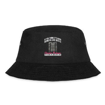 Aufzugsmechaniker-design Für Eine - Bucket Hat - Schwarz - Vorne - Lela (165cm)
