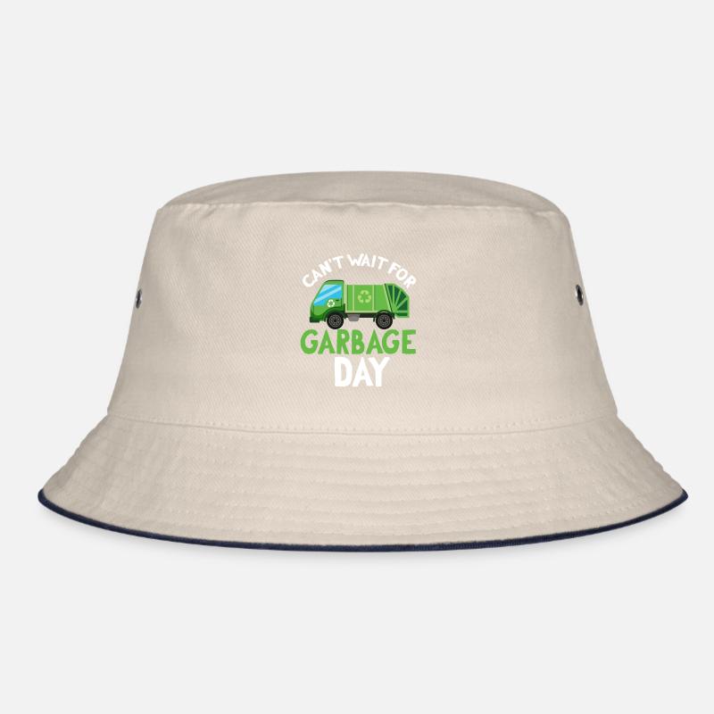 Garbage trucks, garbage day, garbage collection Bucket Hat
