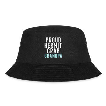 Hermit Crab Gifts - Bucket Hat - black - Front - Lela (165cm)