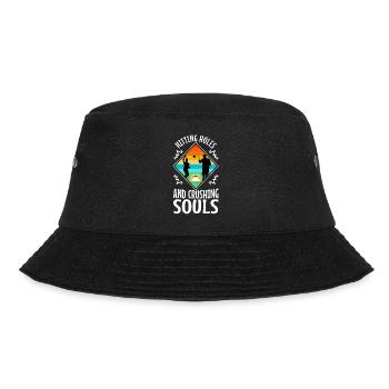Hitting Holes and Crushing Souls - Bucket Hat - black - Front - Lela (165cm)