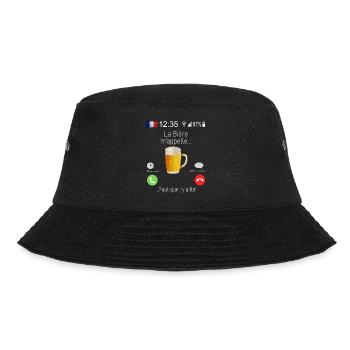 La Bière M appelle Faut que j y aille - Bob - noir - Devant - Lela (165cm)