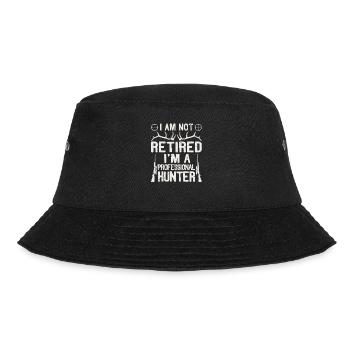 Ich bin nicht im Ruhestand Ich bin ein Jäger - Bucket Hat - Schwarz - Vorne - Lela (165cm)