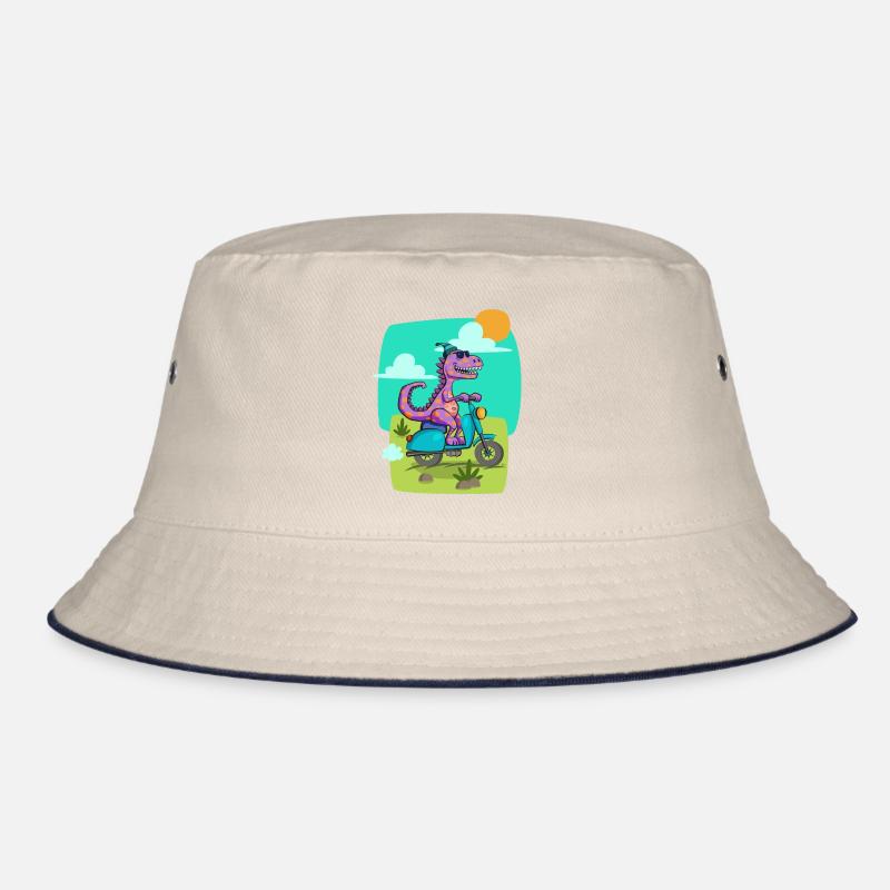 Dino Scooter Cool Bucket Hat
