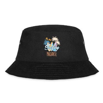 Surfing Surf Surfer - Bucket Hat - black - Front - Lela (165cm)