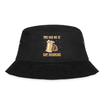 They had me at Day Drinking Retro Beach - Bucket Hat - black - Front - Lela (165cm)