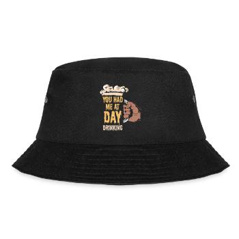 They had me at Day Drinking Retro Beach - Bucket Hat - black - Front - Lela (165cm)