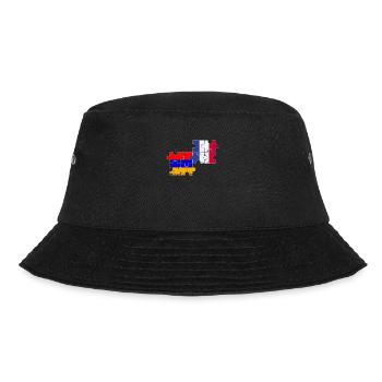 Arménie France Drapeau Vintage Arménien - Bob - noir - Devant - Lela (165cm)