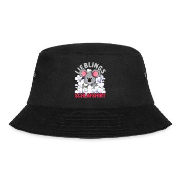 Lieblings Schlafshirt Tier Pyjama Geschenk Koala - Bucket Hat - Schwarz - Vorne - Lela (165cm)