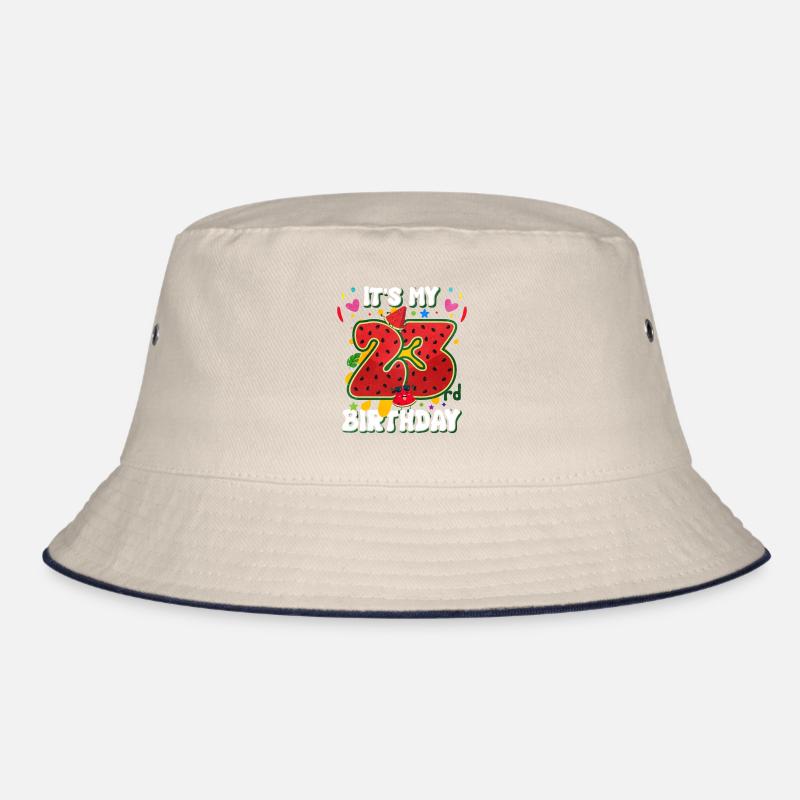 23. Geburtstag Wassermelone Sommer Geschenk Bucket Hat