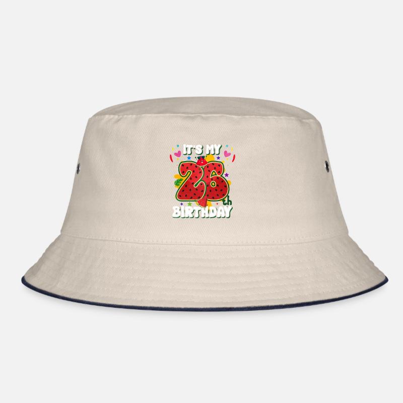 26. Geburtstag Wassermelone Sommer Geschenk Bucket Hat
