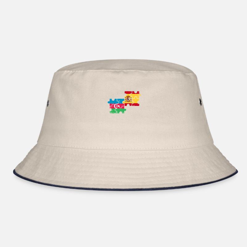 Aserbaidschan Spanien Flagge Aserbaidschaner Bucket Hat