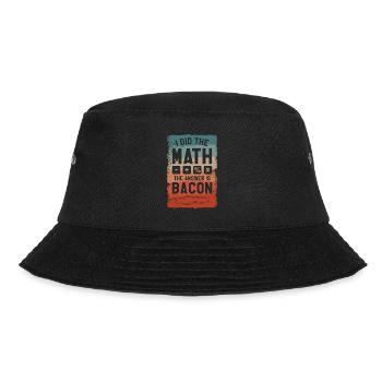 Ich habe nachgerechnet Die Antwort ist Speck - Bucket Hat - Schwarz - Vorne - Lela (165cm)