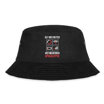 Die vier Reiter der modernen Apocalypse - Bucket Hat - Schwarz - Vorne - Lela (165cm)