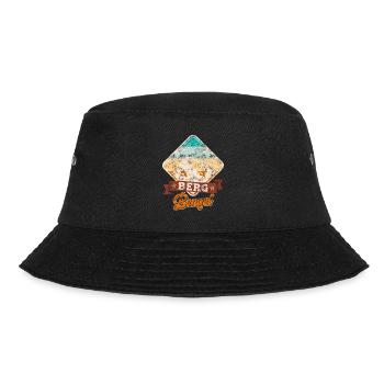 Bergsteiger Bergbengel klettern Wanderer Berge - Bucket Hat - Schwarz - Vorne - Lela (165cm)