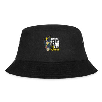 Tauchen Taucher Jesus Kommerzielles Tauchen - Bucket Hat - Schwarz - Vorne - Lela (165cm)