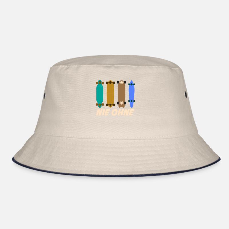 Longboard Longboarding Longboarder Bucket Hat