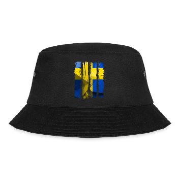 Schweden Schweden Flagge national norden skandinavia - Bucket Hat - Schwarz - Vorne - Lela (165cm)