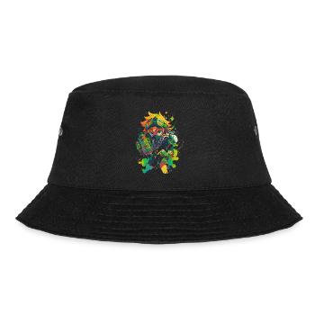 Der Waldjunge: Cooles Design der Gaming-Legende - Bucket Hat - Schwarz - Vorne - Lela (165cm)