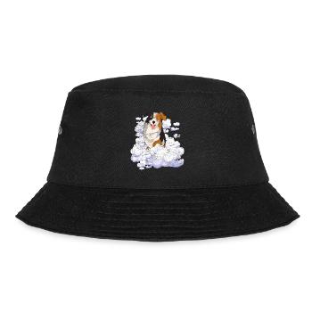 Pet Cloud Dogs Gift Australian Shepherd - Bucket Hat - black - Front - Lela (165cm)