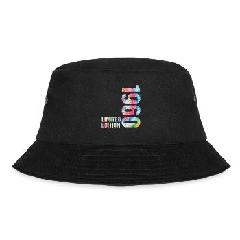 1960 - Bucket Hat - Schwarz - Vorne - Lela (165cm)