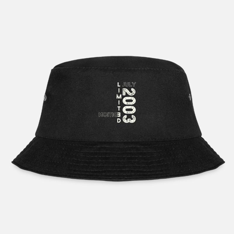 20. Geburtstag Mann Original Juli Jahrgang 2003 - Bucket Hat - Schwarz
