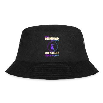 Turnen Rhönrad Gymnsatik Turntrainer Sportverein T - Bucket Hat - Schwarz - Vorne - Lela (165cm)