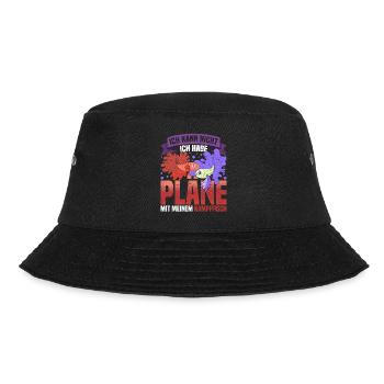 Ozean Tierliebhaber Meerestier Geschenk Kampffisch - Bucket Hat - Schwarz - Vorne - Lela (165cm)