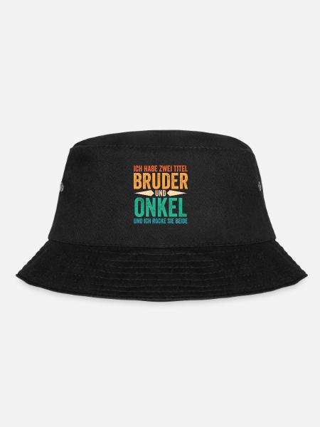 Ich Habe Zwei Titel Bruder Und Onkel - Bucket Hat - Schwarz