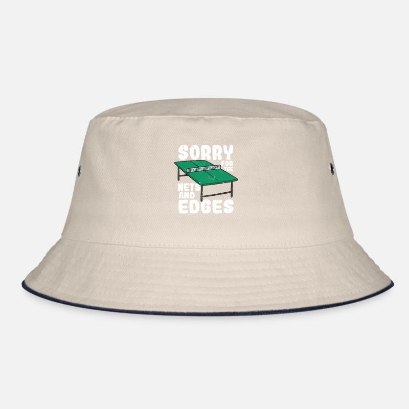 Sorry for the nets and edges ping pong Bucket Hat