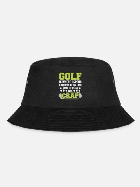 Golf Funny - Bucket Hat - black