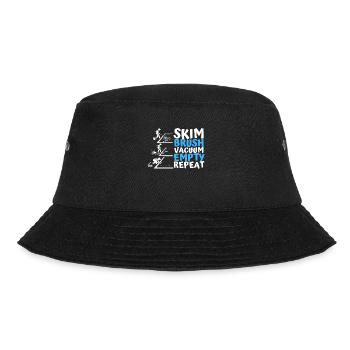 Pool Guy Maintenance And Swimming Pool Cleaner - Bucket Hat - Schwarz - Vorne - Lela (165cm)