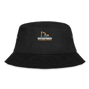 Baggerfahrer Bagger - Bucket Hat - Schwarz - Vorne - Lela (165cm)