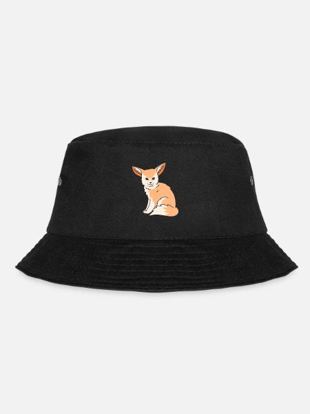 Fennek Fuchs Fennec Fox Wüstenfuchs - Bucket Hat - Schwarz