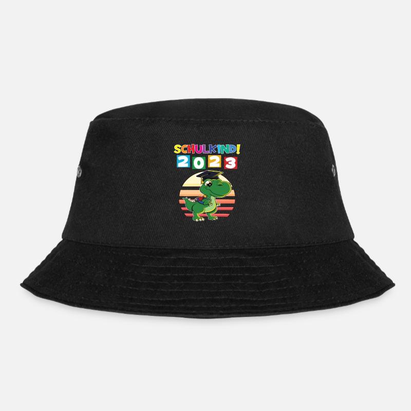 Schulkind 2023 Einschulung 2023 Schulanfang - Bucket Hat - Schwarz