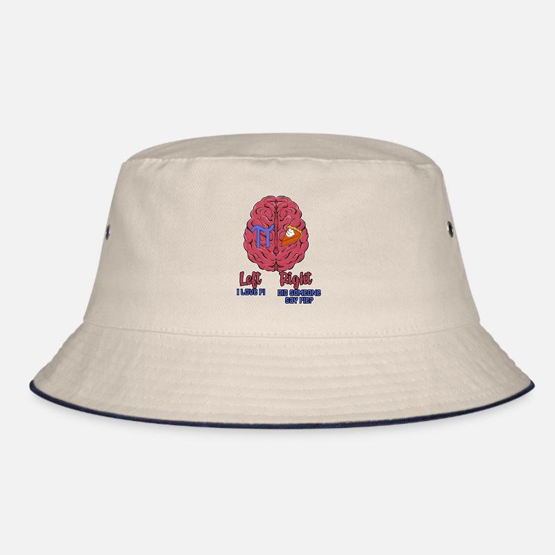 Left I Love Pi, Right Did Someone Say Pie 4 Bucket Hat