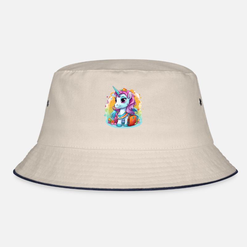 Einhorn Schulkind Einschulung Mädchen Geschenk Bucket Hat
