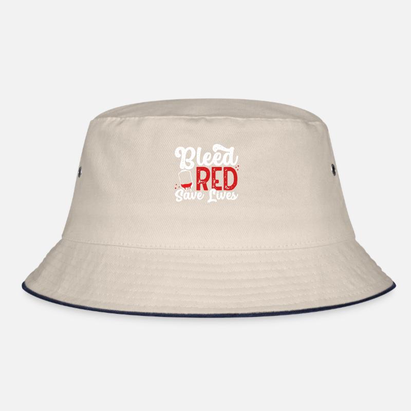 Bleed Red Saves Lives Bucket Hat