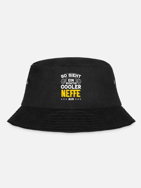 Neffe Neffe Geburtstag Neffe Sprüche Bester Neffe - Bucket Hat - Schwarz