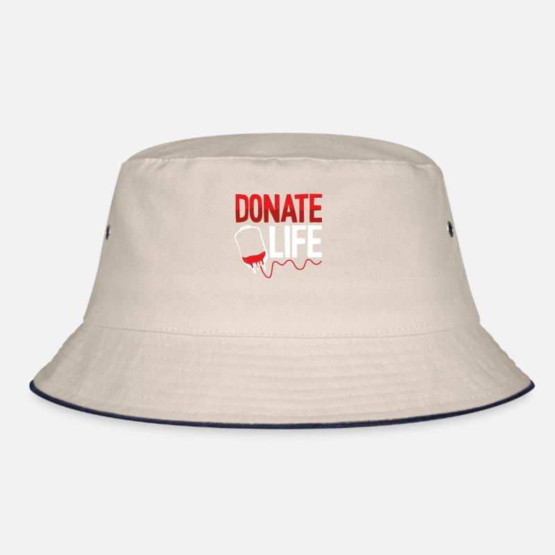 Spenden Sie Leben Mit Einem Blutbeutel Bucket Hat