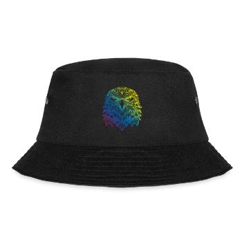 Adler Mandala Boho - Bucket Hat - Schwarz - Vorne - Lela (165cm)