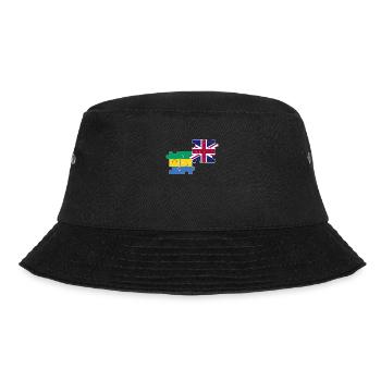 Gabon UK Flag British Gabonese - Bucket Hat - black - Front - Lela (165cm)