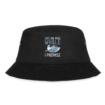 Meeressäuger für Orca-Beobachtung und Buckelwal - Bucket Hat - Schwarz - Vorne - Lela (165cm)