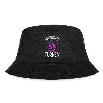 Mir Reichts Ich Geh Turnen Handstand Trainer Turn - Bucket Hat - Schwarz - Vorne - Lela (165cm)