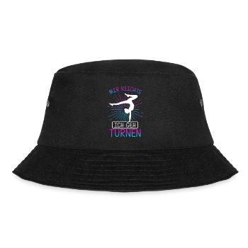 Mir Reichts Ich Geh Turnen Handstand Trainer Turn - Bucket Hat - Schwarz - Vorne - Lela (165cm)