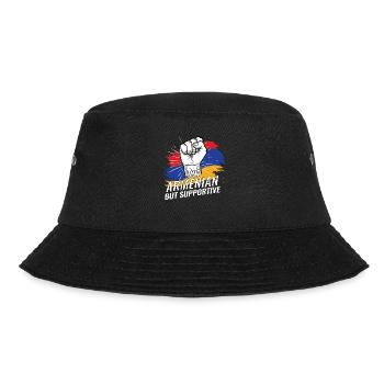 Pas arménien mais favorable Arménie pays drapeau - Bob - noir - Devant - Lela (165cm)